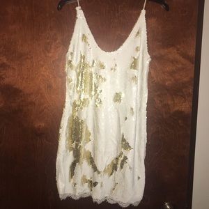 Free People “Seeing Double” Sequin Dress